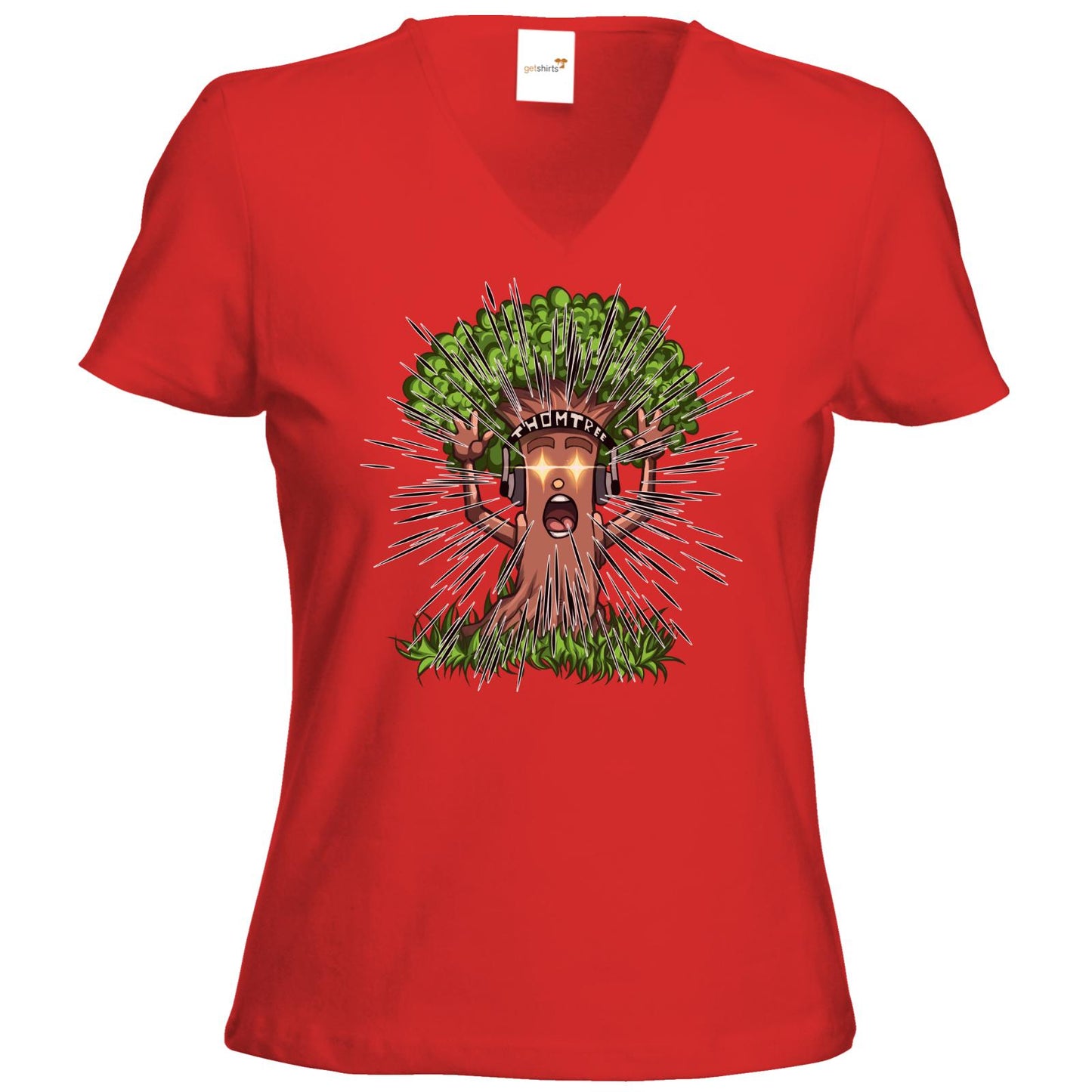 T-Shirts Damen V-Neck FAIR WEAR - Hype