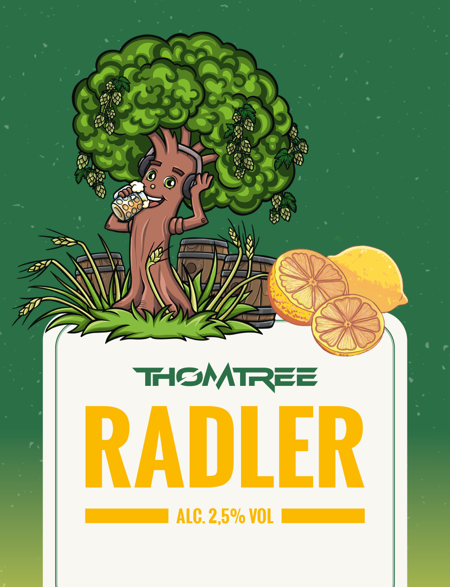 6x 0,33 ThomTree Radler inkl. 0,48€ Pfand