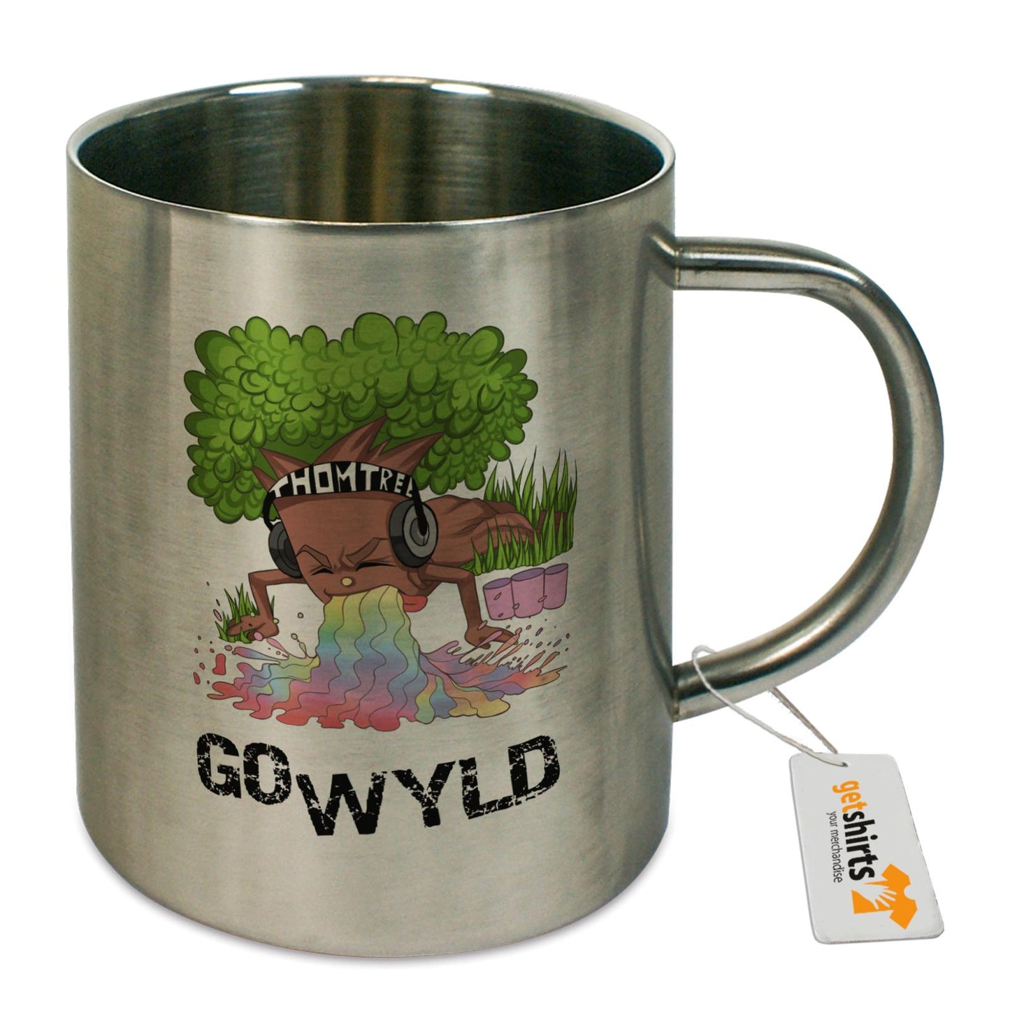 Tasse Edelstahl - Go Wyld