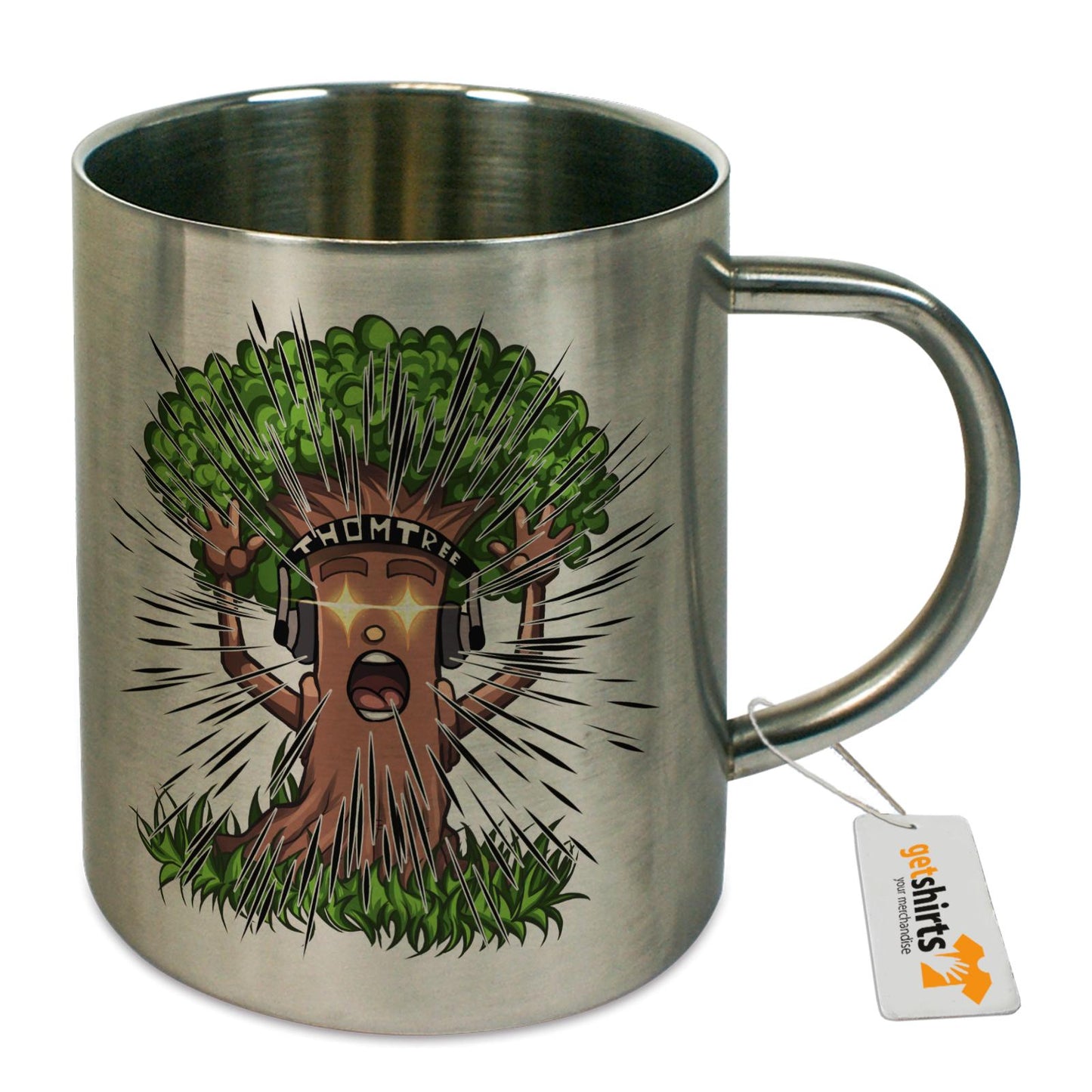 Tasse Edelstahl - Hype