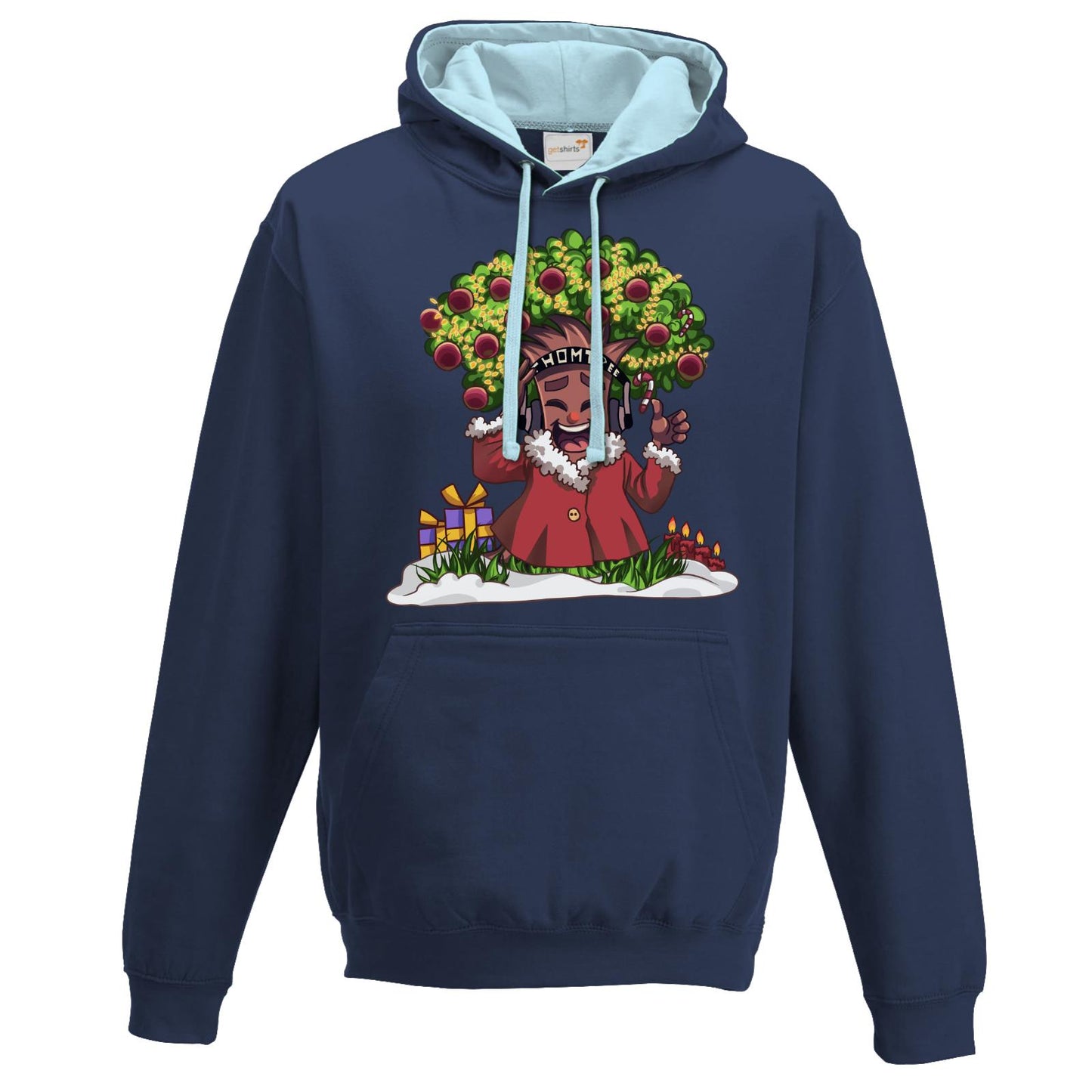 Hoodie Zweifarbig - Christmas
