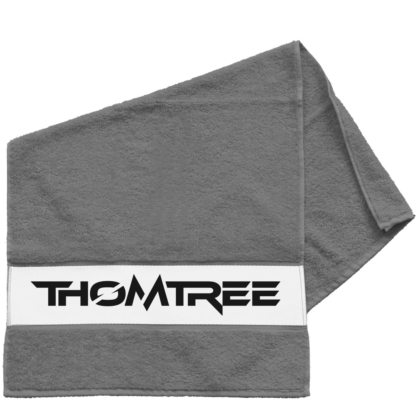 Frottier-Handtuch mit Bordüre - ThomTree Logo
