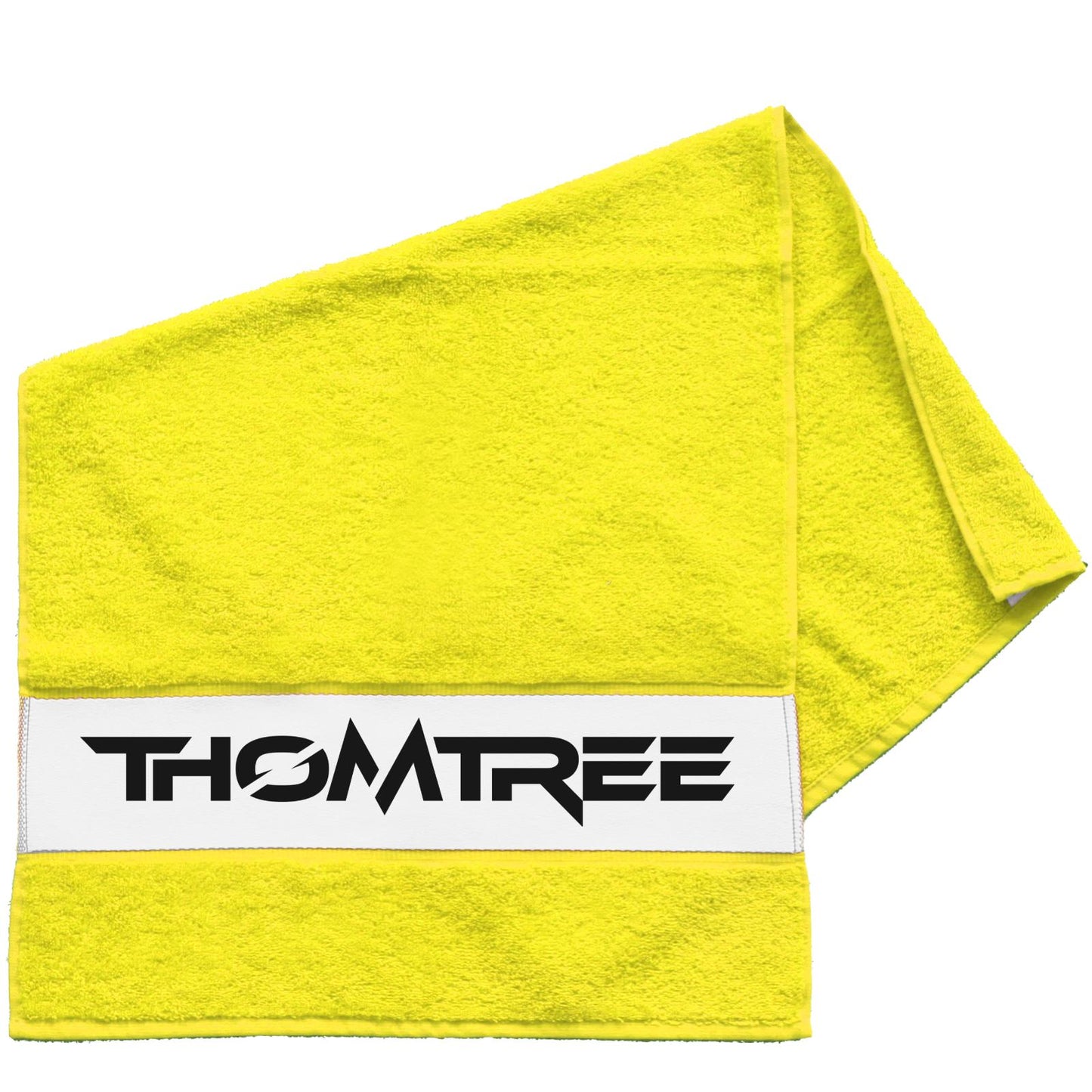 Frottier-Handtuch mit Bordüre - ThomTree Logo