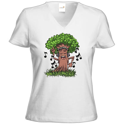 T-Shirts Damen V-Neck FAIR WEAR - Dance-Tree