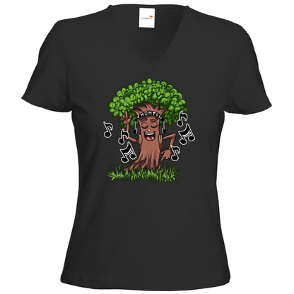 T-Shirts Damen V-Neck FAIR WEAR - Dance-Tree