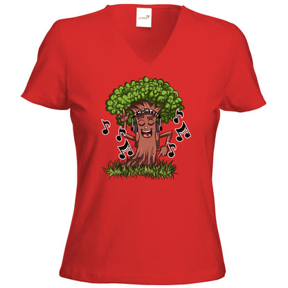 T-Shirts Damen V-Neck FAIR WEAR - Dance-Tree