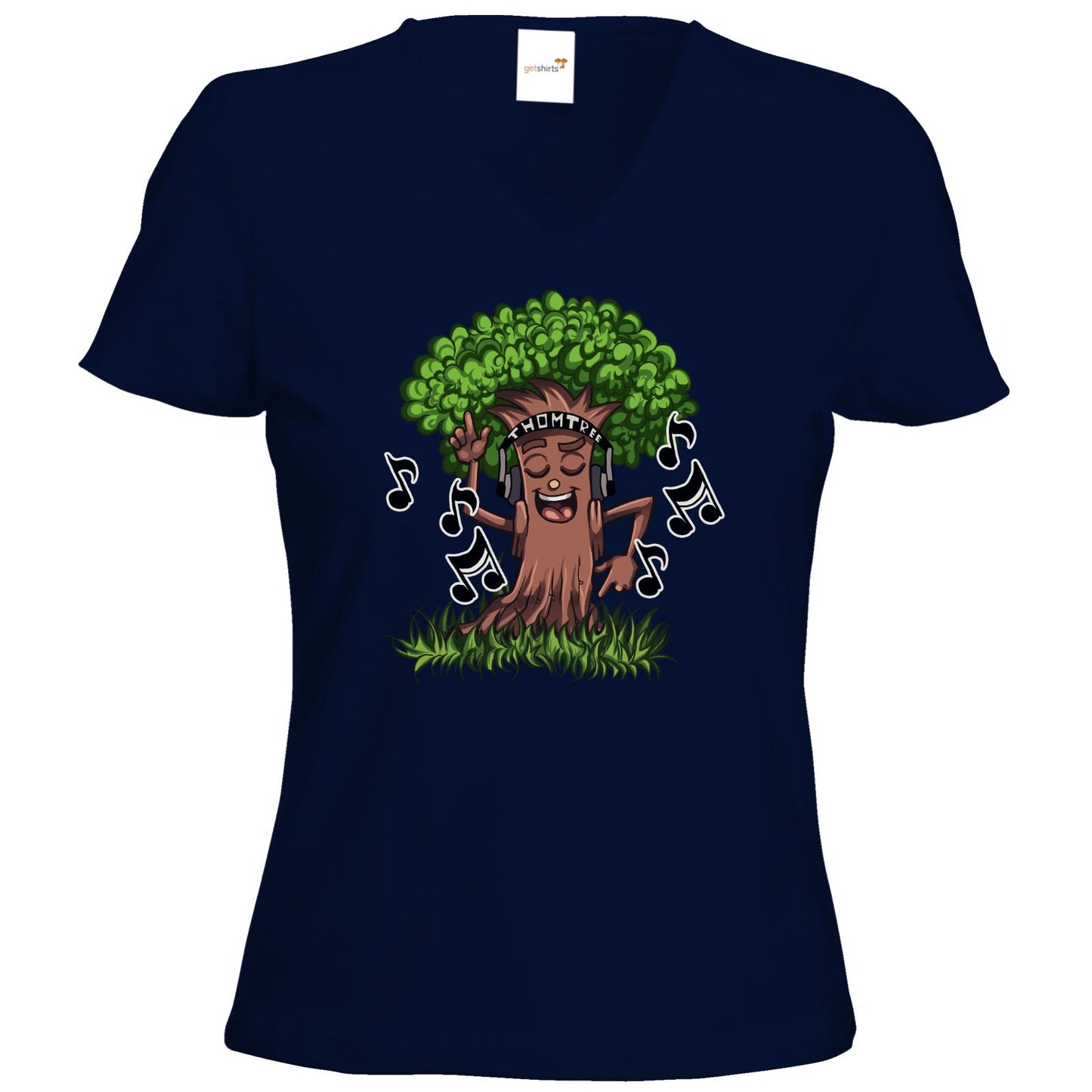 T-Shirts Damen V-Neck FAIR WEAR - Dance-Tree