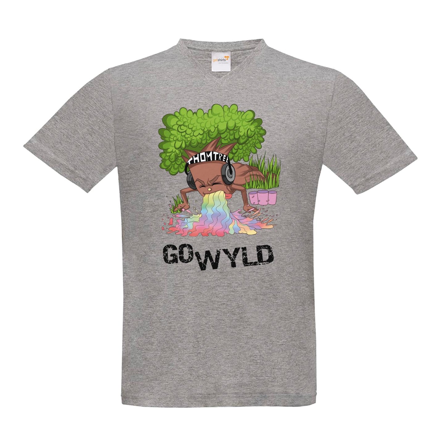 T-Shirt V-Neck FAIR WEAR - Go Wyld