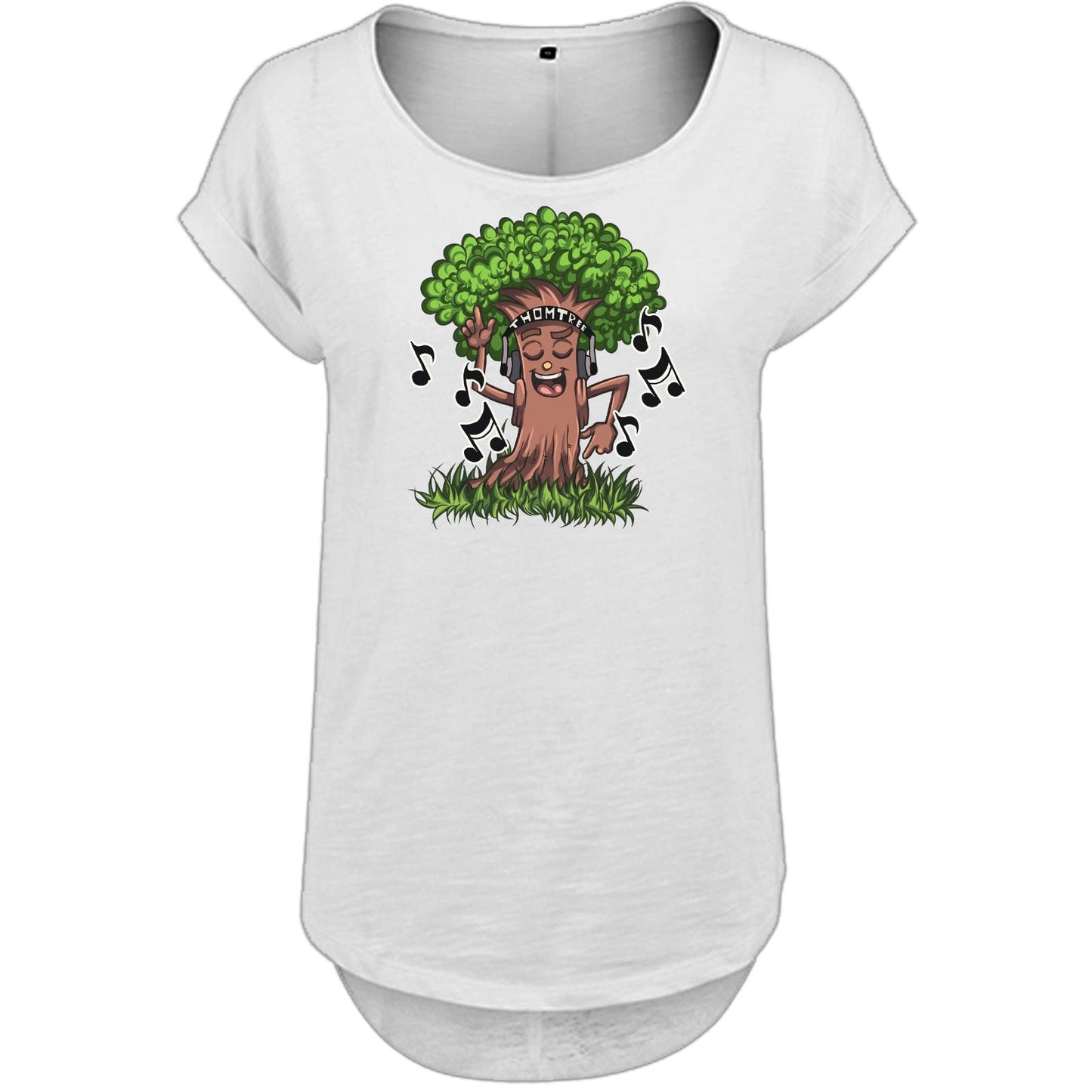 Ladies Long Slub Tee - Dance-Tree