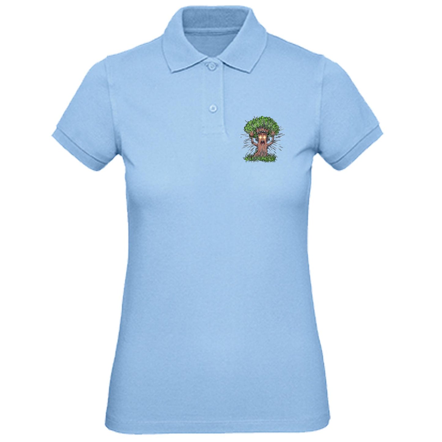 B&C Inspire Poloshirt Damen - Hype Baum