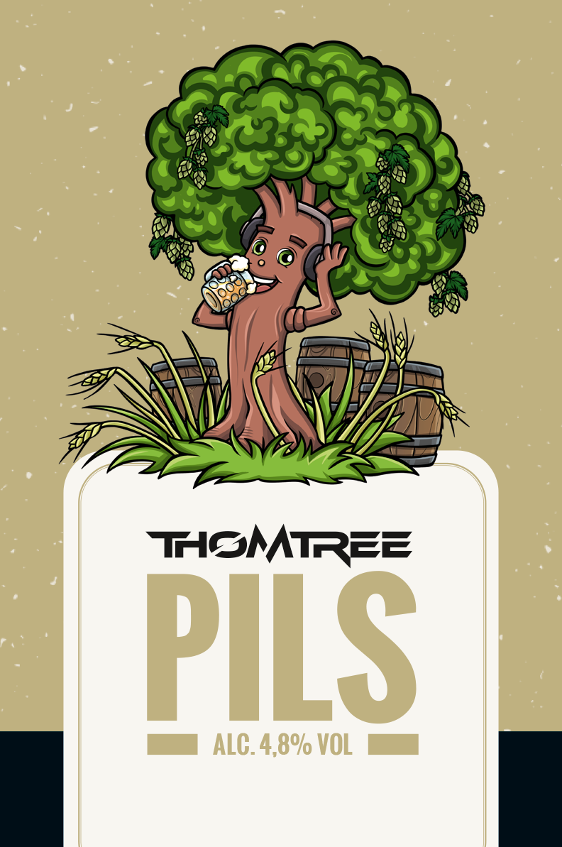 24x ThomTree Pils 0,33l - inkl. 1,92€ Pfand