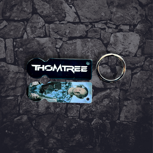 Einkaufswagenlöser Alu mit ThomTree Logo