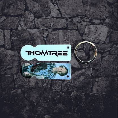 Einkaufswagenlöser Alu mit ThomTree Logo