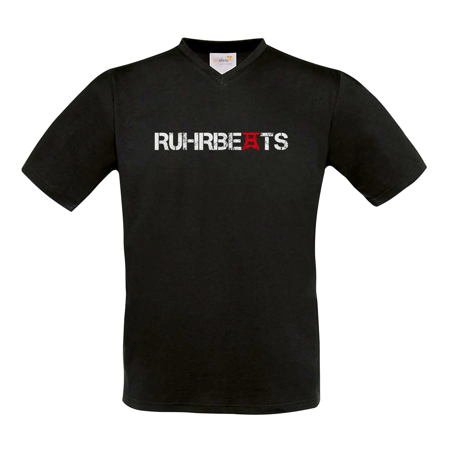 T-Shirt V-Neck FAIR WEAR - RUHRBEATS