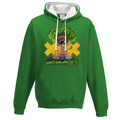 Hoodie Zweifarbig - DJ