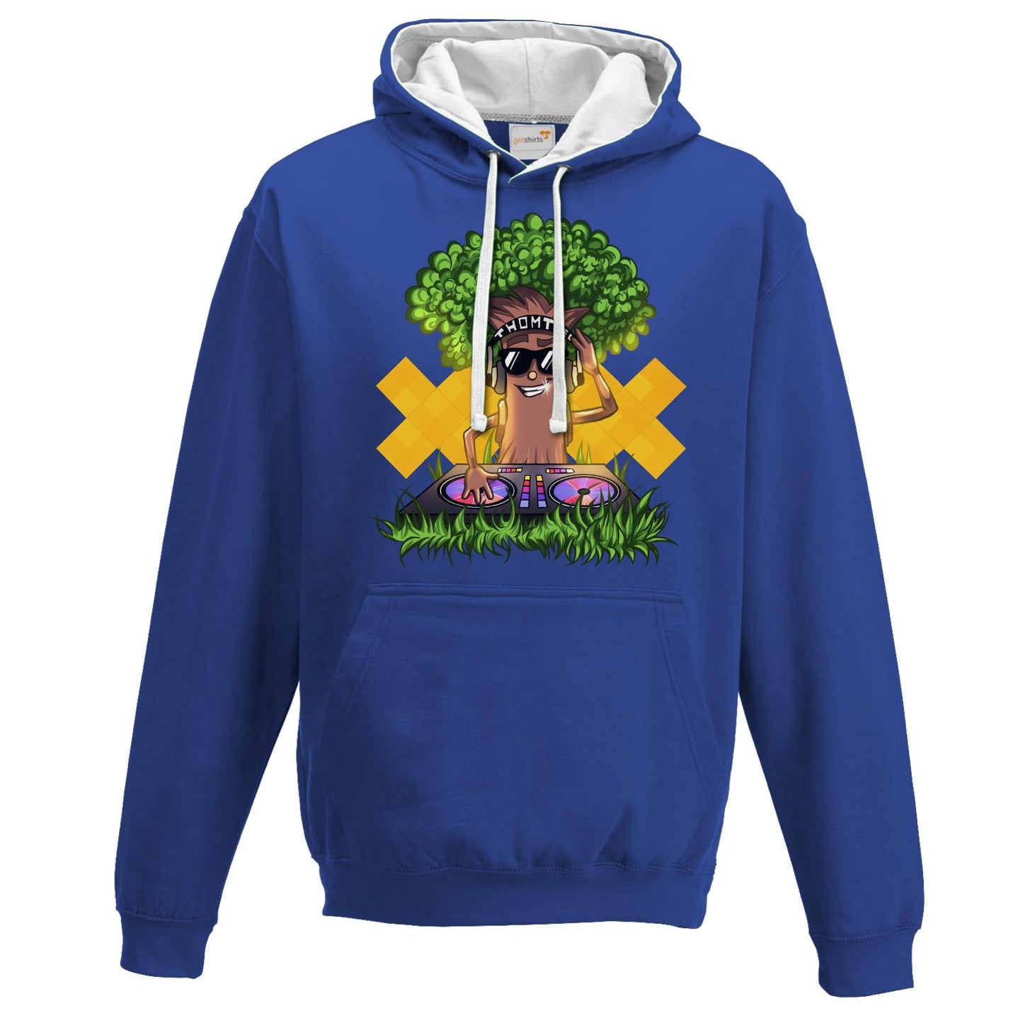 Hoodie Zweifarbig - DJ