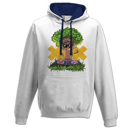 Hoodie Zweifarbig - DJ