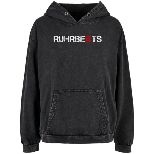 Ladies Acid Washed Oversize Hoodie - RUHRBEATS