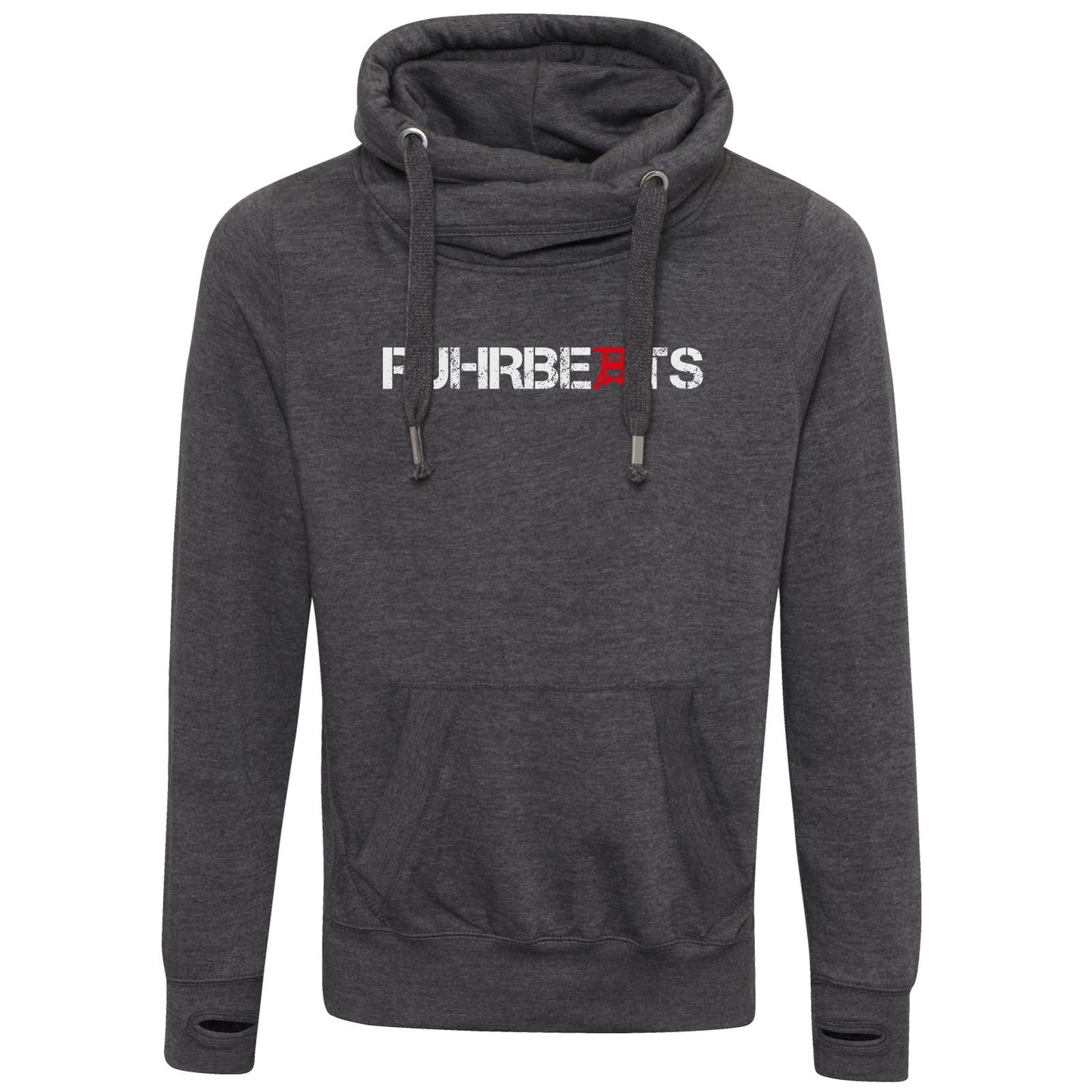 Cross Neck Hoodie - RUHRBEATS